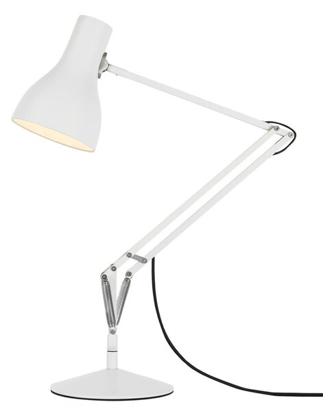 Anglepoise Тип 75 настолна лампа алпийско бяло, Бял, кабинет / офис, Метал, Индустриален дизайн