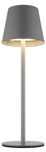 Globo 58488G-LED Настолна външна лампа VANNIE, димируема, сензорна, презареждаема, 3W/5V IP54 1800mAh, сива