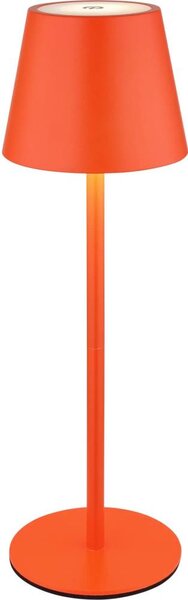 Globo 58488R-LED димируема сензорна презареждаема външна настолна лампа VANNIE 3W/5V IP54 1800mAh червена