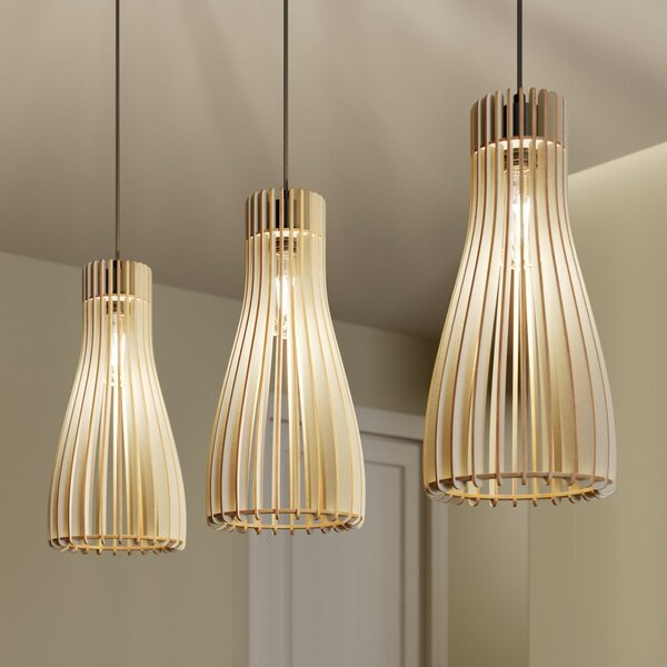 Envostar Furn висящо осветление, брезов шперплат, 3fl, Затъмняване, Дърво, Дневна/трапезария, Дървесина, Скандинавски
