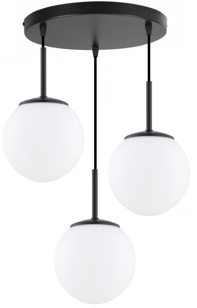 Brilagi - Полилей на кабел MILO 3xE27/60W/230V черен