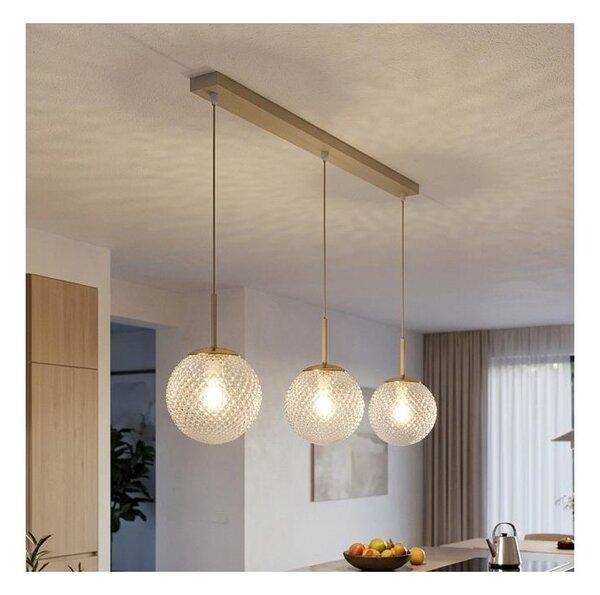 Brilagi - Полилей на кабел STELLA 3xE27/60W/230V бежов/златен
