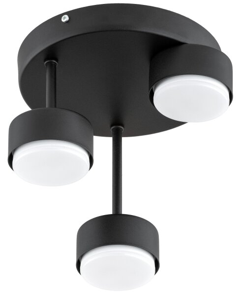 Brilagi - LED повърхностно монтиран полилей MONO 3xGX53/30W/230V черен