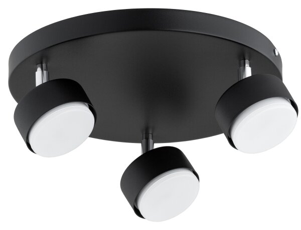 Brilagi - LED точково осветително тяло MONO 3xGX53/30W/230V черно