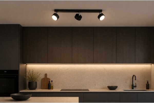 Brilagi - LED точково осветително тяло MONO 3xGX53/30W/230V черно