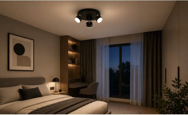 Brilagi - LED точково осветително тяло MONO 3xGX53/30W/230V черно