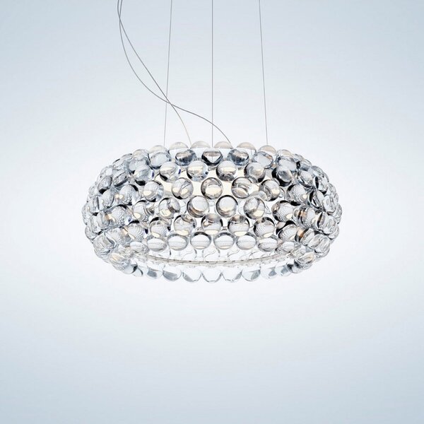 Foscarini Caboche Plus media MyLight CCT прозрачен, Затъмняване, Прозрачен, Дневна/трапезария, Пластмаса, Дизайн