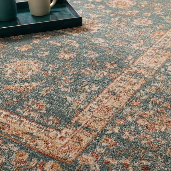 Килим в петролен цвят 120x160 cm Raja – Asiatic Carpets