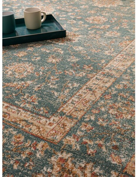 Килим в петролен цвят 120x160 cm Raja – Asiatic Carpets