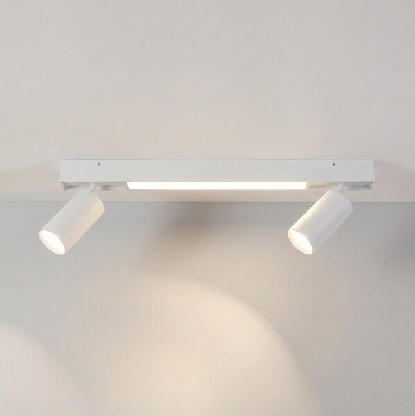 Brilagi - LED точково осветително тяло SELE 2xGU10/30W/230V + LED/15W бяло