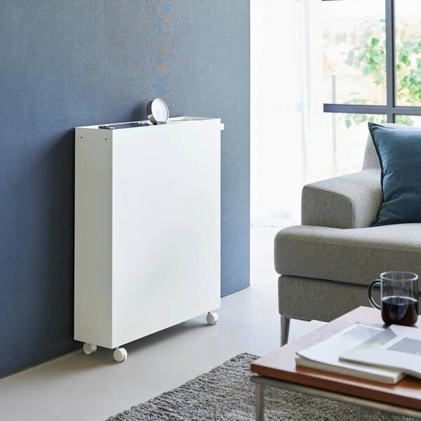 Бял метален подвижен стелаж 59x70x16 cm Tower – YAMAZAKI
