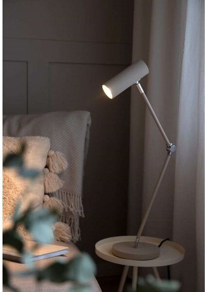 Globen Lighting Настолна лампа Hubble READ, бежова, височина 45, Бежов, Дневна/трапезария, Метал, Дизайн, Маса бюро