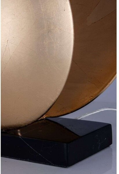 Globen Lighting Настолна лампа ORBIT, месинг, височина 32 cm, Злато / месинг, Дневна/трапезария, Метал, Дизайн
