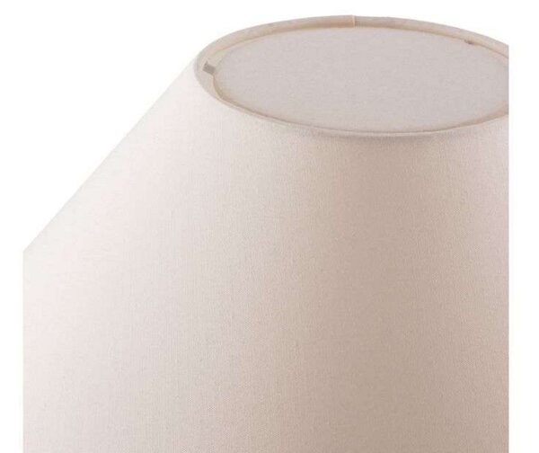 Globen Lighting Настолна лампа IRIS, кремава, височина 39 cm, Бежов, Дневна/трапезария, Стъкло, Винтидж