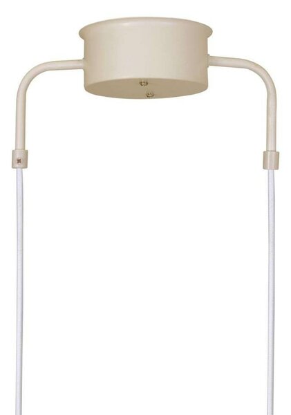 Globen Lighting Висяща лампа CURVE 3, бежова, 3-светлинна, 95 cm, Затъмняване, Бежов, Дневна/трапезария, Метал, Винтидж