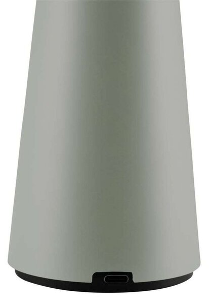 Globen Lighting акумулаторна настолна лампа Cannes, зелена, 26 cm IP44, Затъмняване, Зелен, Дневна/трапезария, Пластмаса, Скандинавски