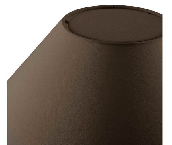 Globen Lighting Настолна лампа IRIS, кафява, височина 39 cm, Кафяв / ръждив, Дневна/трапезария, Стъкло, Винтидж