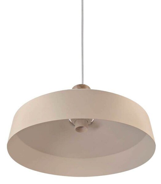 Nordlux Висяща лампа Elvas, бежова, Ø 37 cm, метал/мрамор, Затъмняване, Бежов, Дневна/трапезария, Метал, Скандинавски