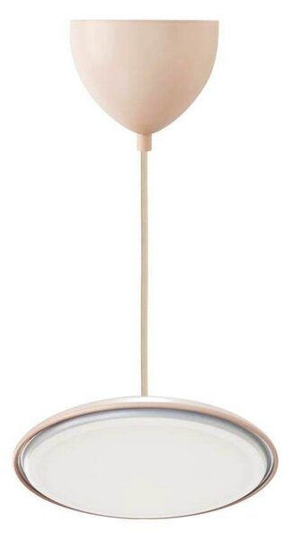DFTP by Nordlux LED висяща лампа Artist, Ø 25 cm, прашнорозово, метал, Затъмняване, Розов / Розе, Дневна/трапезария, Метал, Скандинавски
