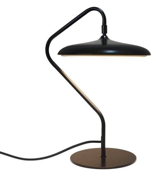 DFTP by Nordlux LED настолна лампа Artist, черна, височина 41 cm, метал, Черен, Дневна/трапезария, Метал, Скандинавски