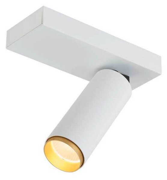 LOOM DESIGN LED тавански прожектор X-Beam, 1-крил, бял, Затъмняване, Бял, Дневна/трапезария, Алуминий, Модерен