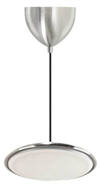 DFTP by Nordlux LED висяща лампа Artist, Ø 25 cm, цвят стомана, неръждаема Затъмняване, Металик, Дневна/трапезария, Неръждаема стомана, Скандинавски