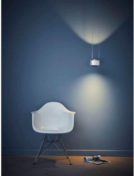 LOOM DESIGN LED висяща лампа Air, бяла, алуминий, 13 cm, Затъмняване, Бял, Дневна/трапезария, Алуминий, Модерен