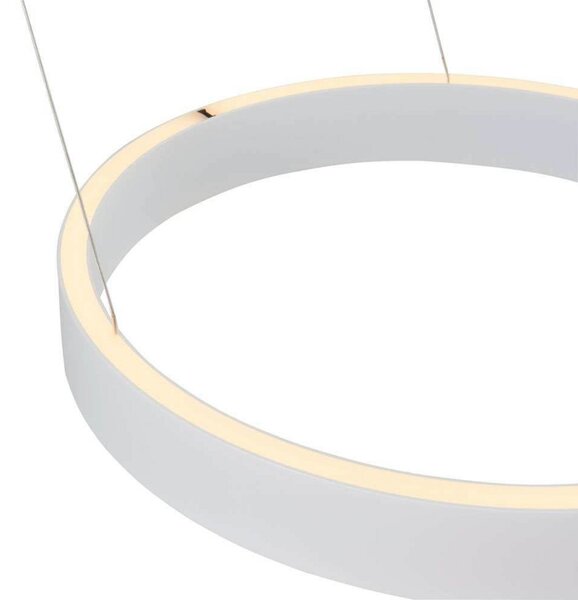 LOOM DESIGN LED висяща лампа EOS 360 Small, бяла, Затъмняване, Бял, Дневна/трапезария, Алуминий, Модерен