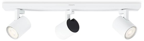 Philips Runner LED прожектор за таван, бял, 3 светлини., Бял, Дневна/трапезария, Метал, Модерен