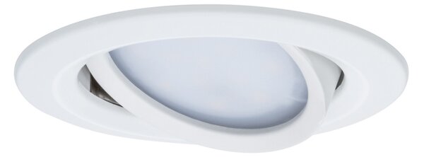 Paulmann Coin Slim LED лампа за вграждане IP23 бяла 3 броя, Затъмняване, Бял, Дневна/трапезария, Метал, Осветителни тела за вграждане кръгли