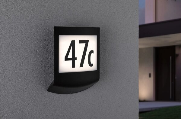 Paulmann 94513 - RGBW LED/8,2W IP44 Димируемо осветление за номер на къща PADEA 230V