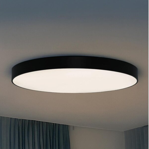 LED таванно осветително тяло LED/200W/230V 3000/4000/6500K, диаметър 100 см, черно