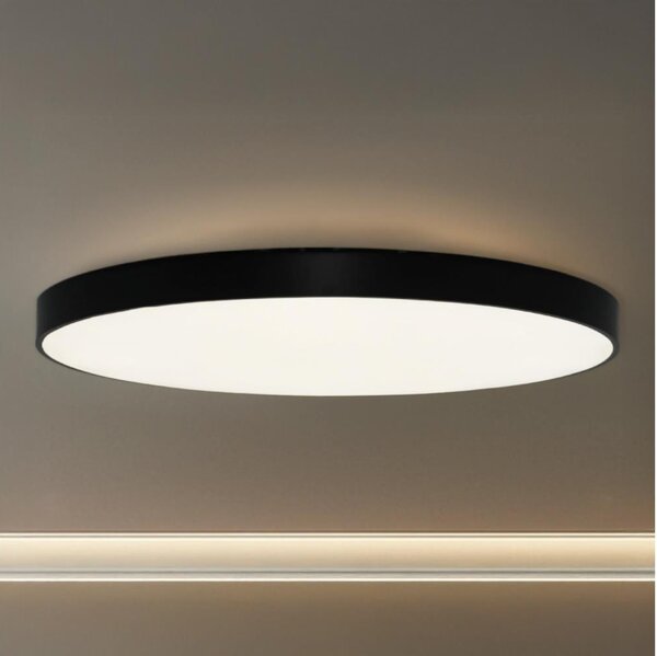 LED таванно осветително тяло LED/300W/230V 3000/4000/6500K Ø 120 cm черно