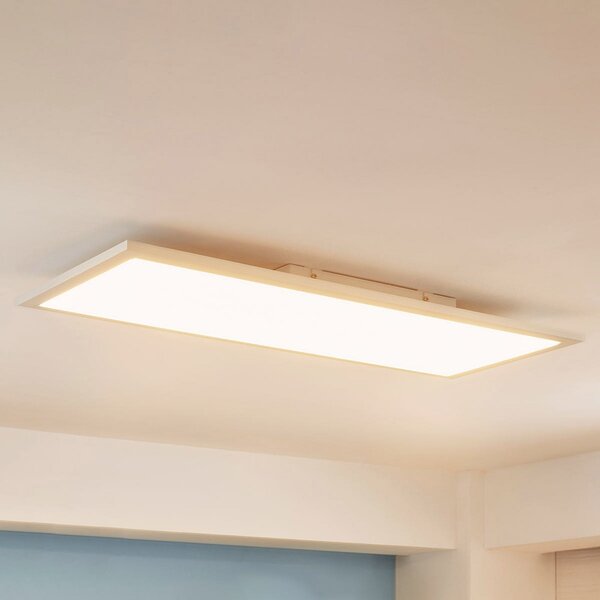 Arcchio Панел Enja LED, 79,5 cm x 29,5 cm, Затъмняване, Бял, кабинет / офис, Метал