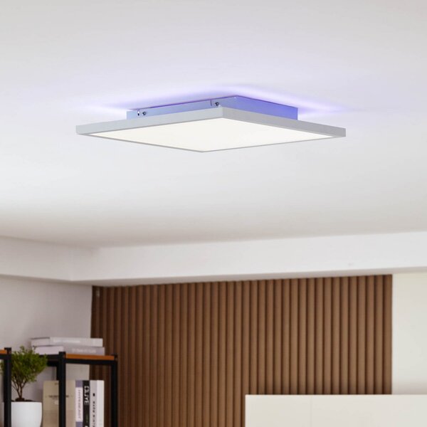 Arcchio LED панел Brenda, 40 x cm, CCT, дистанционно управление, Затъмняване, Бял, Дневна/трапезария, Пластмаса, Модерен