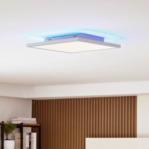 Arcchio LED панел Brenda, 40 x cm, CCT, дистанционно управление, Затъмняване, Бял, Дневна/трапезария, Пластмаса, Модерен