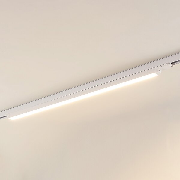 Arcchio LED релсов светильник Harlow, бял, 109 cm, 3000 K, Бял, кабинет / офис, Алуминий, Модерен