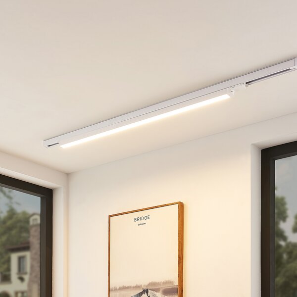 Arcchio LED релсов светильник Harlow, бял, 109 cm, 3000 K, Бял, кабинет / офис, Алуминий, Модерен
