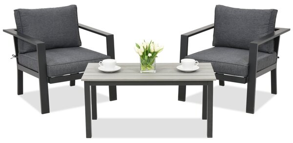 Алуминиеви градински мебели Sydney Terrace Garden Point антрацит