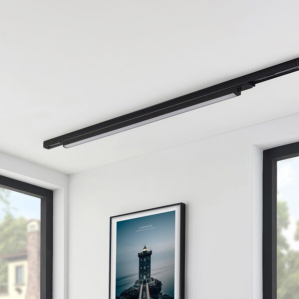 Arcchio LED релсов светильник Harlow, черен, 109 cm, 4000 K, Черен, кабинет / офис, Алуминий, Модерен