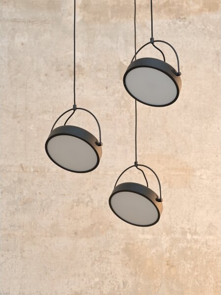 Osram - LED полилей на кабел DECOR PUCK 3xLED/12W/230V CRI 90 черен