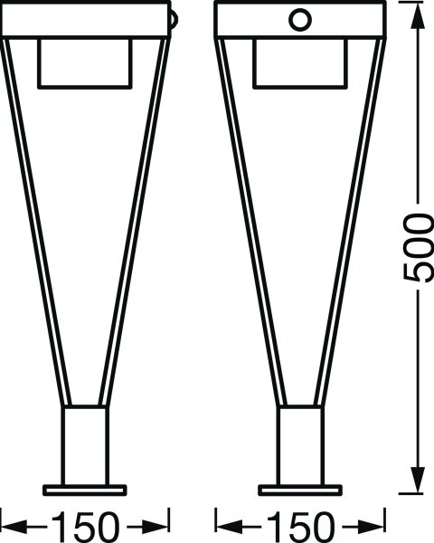 Ledvance - Външна соларна LED лампа с датчик BOUQUET LED/6W/3,7V IP44
