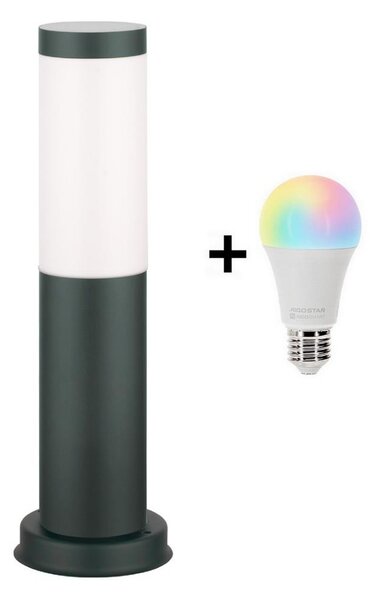 Brilagi - LED RGBW външна лампа 1xE27/9W/230V 40 см IP44 антрацит