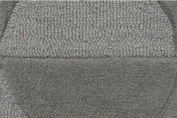 Сив вълнен килим , 120 x 170 cm Gigi - Flair Rugs