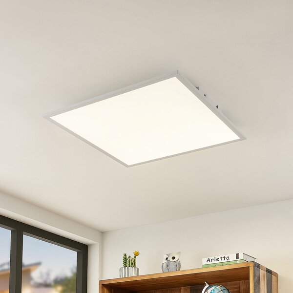 Lindby LED панел Quais, 60 x cm, бял, алуминий, 4000К, Бял, Кухня, Алуминий, Модерен