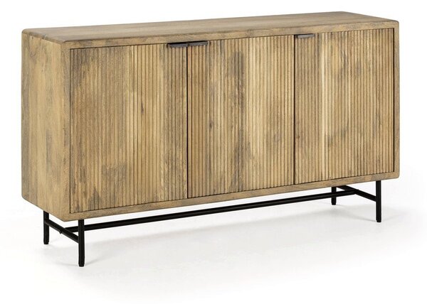 Скрин от масивно манго в естествен цвят 150x85x40 cm Mundra – MOME