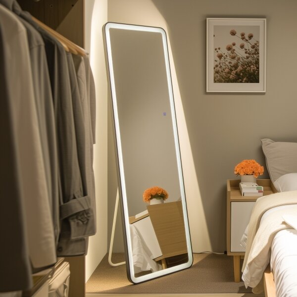 Brilagi - Подово огледало ELEGANZA LED/42W/230V 160x50 cm IP44 CRI 90 дим.+CCT