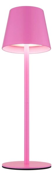 Globo 58488P-LED Сензорна, с регулируема яркост и презареждаема външна настолна лампа VANNIE 3W/5V IP54 1800mAh розова