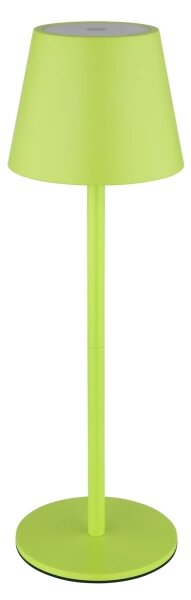 Globo 58488NG-LED Сензорно димируема акумулаторна външна настолна лампа VANNIE 3W/5V IP54 1800mAh зелена