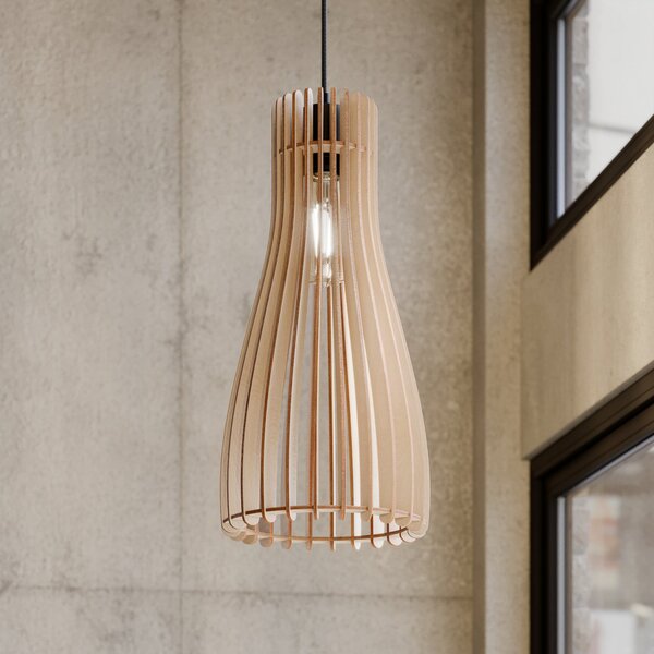 Envostar Furn висящо осветление, брезов шперплат, 1fl, Затъмняване, Дърво, Дневна/трапезария, Дървесина, Скандинавски